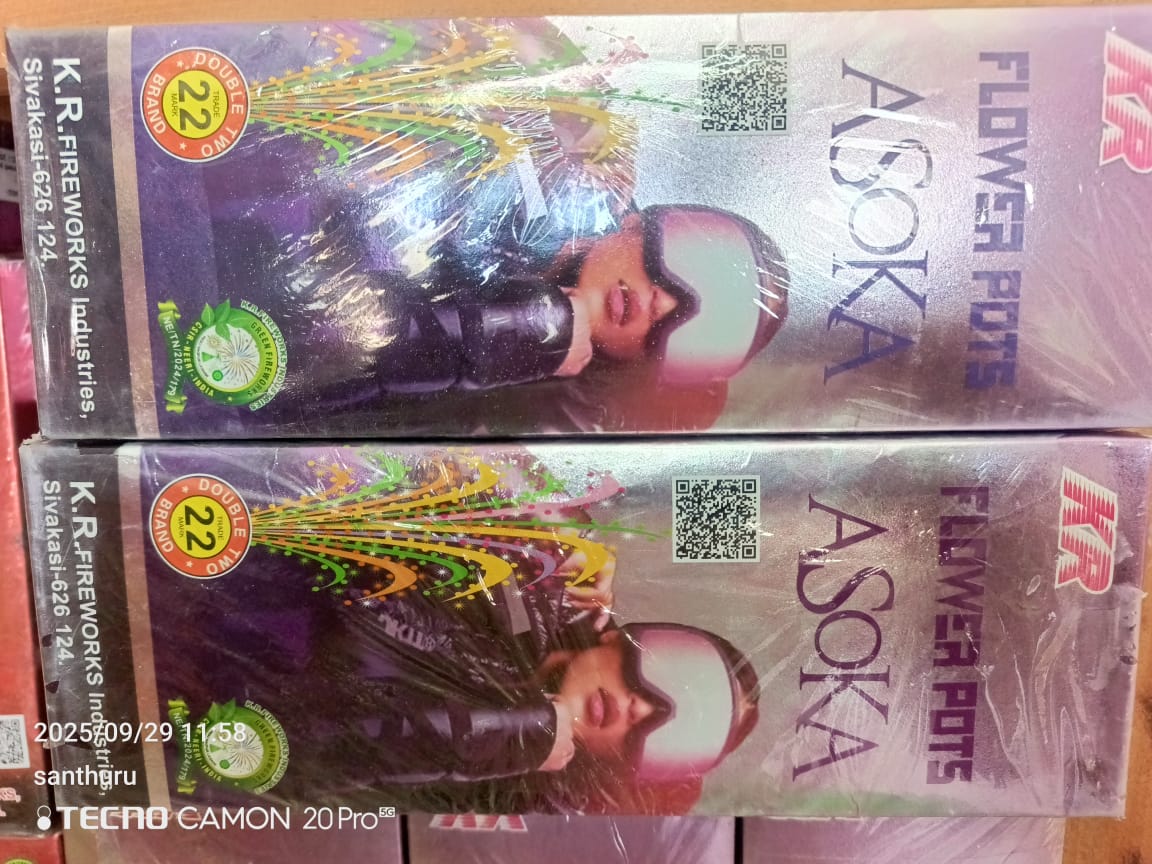 Ragavendra Crackers Flower Pots Asoka