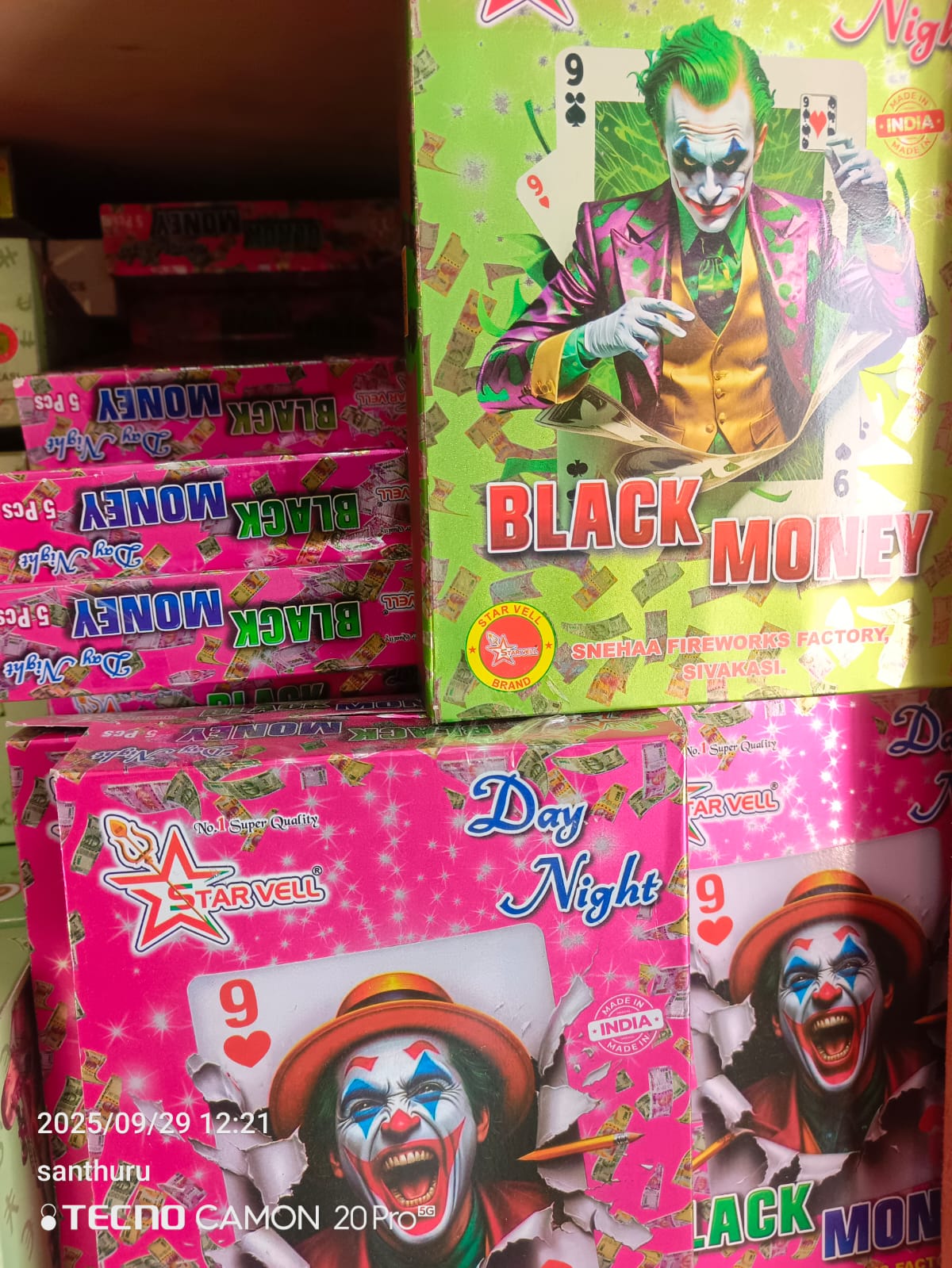 Ragavendra Crackers Black Money1