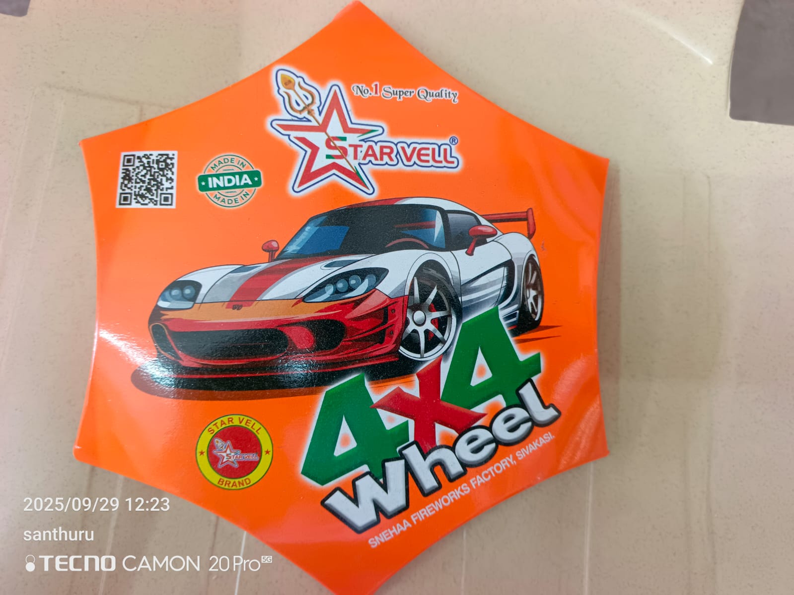 Ragavendra Crackers 4 X 4 Wheel