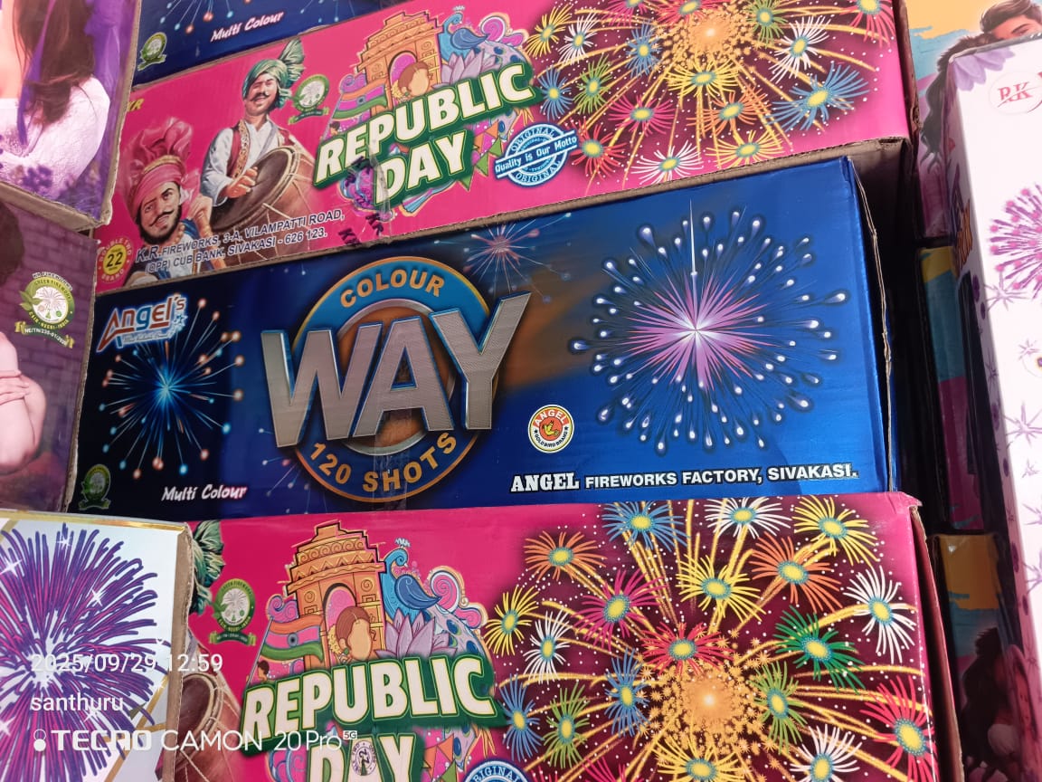 Ragavendra Crackers 120 Shot Multicolour